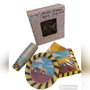 Construction Theme Party Supplies for 12 New in the Box